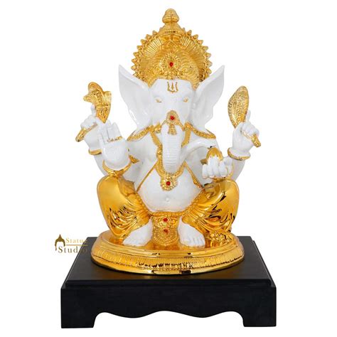 Buy StatueStudio Polyresin Ganesha Idol for Home Decor Diwali Showpiece ...