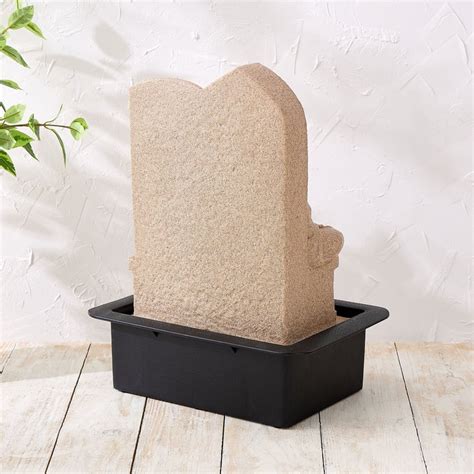 Buy Corsica Alpine Polyresin Buddha Water Fountain - 30x22x39cm from ...