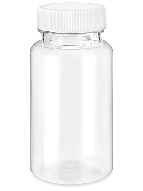 Clear Packer Bottles - 4 oz S-24549 - Uline