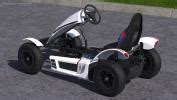 White Pedal Go Kart with Frame Race Rigged 3D | 3D Molier International