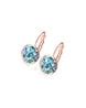 Buy Rose Gold-Toned & Blue Earrings for Women by MAHI Online | Ajio.com