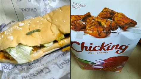 Alive worm found in chicken dish: Food Safety Officers raid ‘ChicKing ...