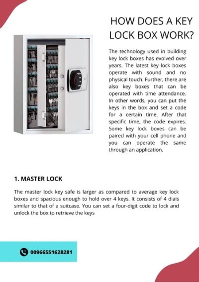 Image result for How Does a Key Lock Box Mechanism Work