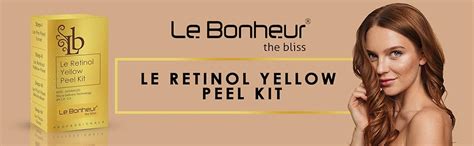 Le Bonheur Yellow Peel Kit (Retinol, Kojic Acid, Niacinamide, Alpha ...