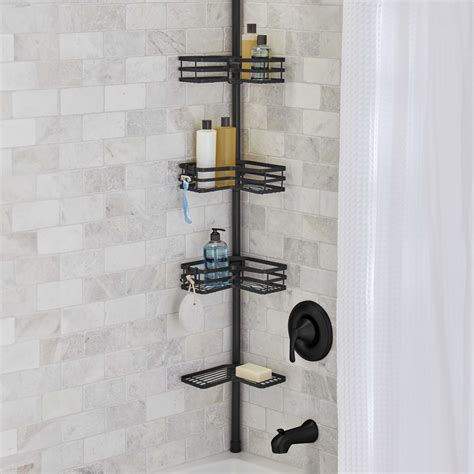 Free Shipping! Better Homes & Gardens Tension Pole Shower Caddy, 3 Tier ...