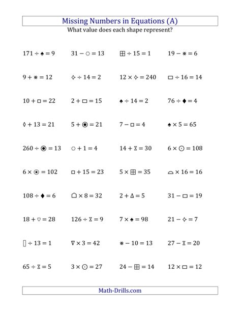 Express Missing Number Problems Algebraically 的图像结果