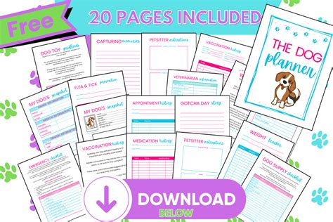 Free Printable Dog Training Plan Template to Download - Basically Dogs