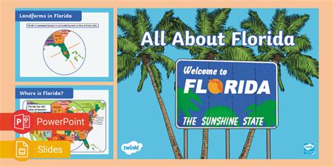 All About Florida PowerPoint & Google Slides (teacher made)