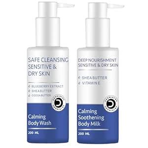 Buy Dermistry Sensitive & Dry Skin Care Calming Soothing Body Milk ...