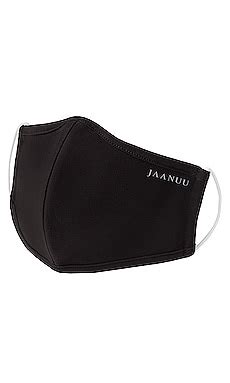 Jaanuu Reusable Antimicrobial Face Mask (5 Pack) in Black | REVOLVE
