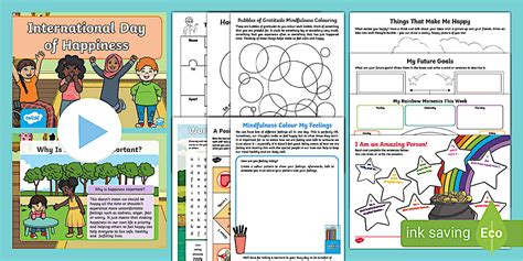 International Day of Happiness Activities Pack | Twinkl Life
