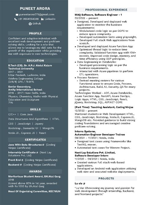 Puneet Arora Flow CV Resume 20240313 1 1 - PROFILE Confident and ...