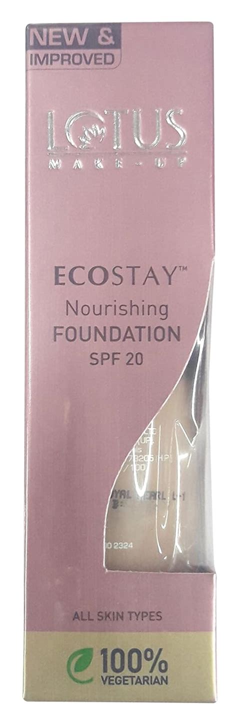 Buy Lotus Ecostay Nourishing Foundation SPF 20 - Royal Pearl, 30ml ...