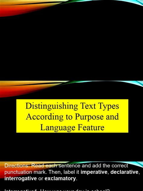 Structure Purpose and Language Features of Different Text Types 的图像结果