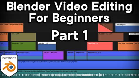 Image result for Blender Full Video Editing Tutorials