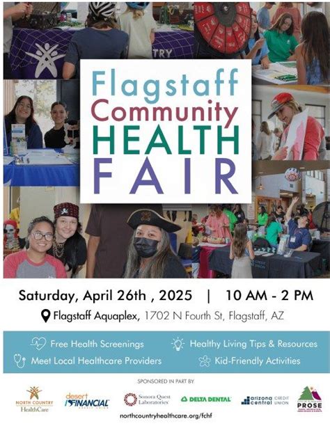 Flagstaff Community Health Fair, Flagstaff Aquaplex, 26 April 2025 ...