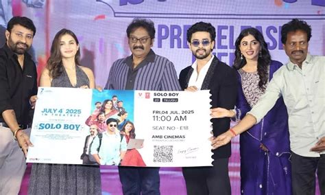 'Solo Boy' Pre Release Event Becomes a Heartfelt Celebration of Dreams ...