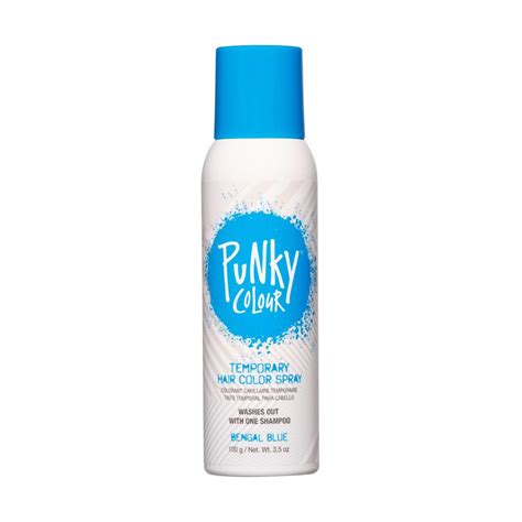 Jerome Russell Punky Temporary Hair Color Spray, Bengal Blue, 3.5 Oz.