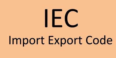 Import Export Code (IEC)