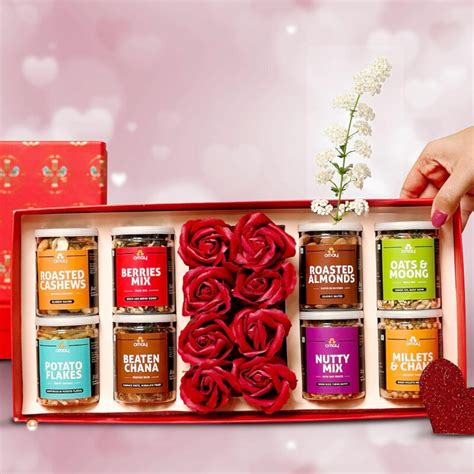Omay Foods 16 Pcs Nourishing Serenity Valentine's Day Gift Box ...