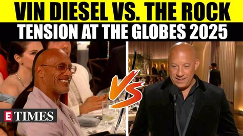 Vin Diesel and The Rock's Golden Globes Interaction Has Fans ...