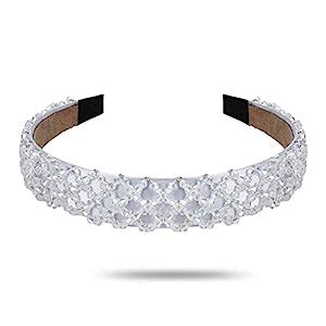 YouBella Hair Jewellery Crystal Stuuded Hair Band Head Band for Girls ...