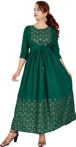 DIMPLE EXPORTS Women Gown Green Dress - Buy DIMPLE EXPORTS Women Gown ...