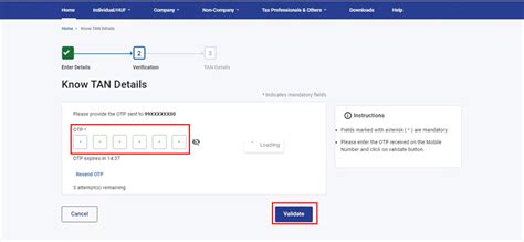 Know TAN Details User Manual | Income Tax Department