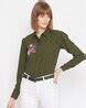 Buy Olive Shirts for Women by PURYS Online | Ajio.com