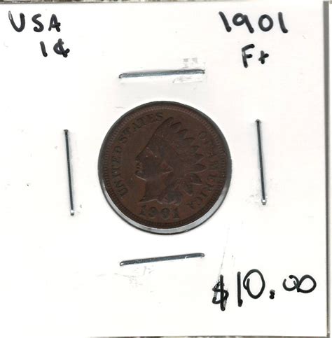 United States: 1901 1 Cent F15 - London Coin Centre Inc.