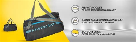 Buy Aristocrat Polyester 52 cms Grey Travel Duffle (DFRAC52GRY) at ...