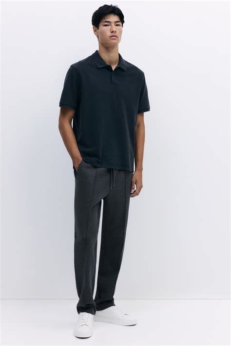 Regular Fit Tailored joggers - Dark grey - Men | H&M IN