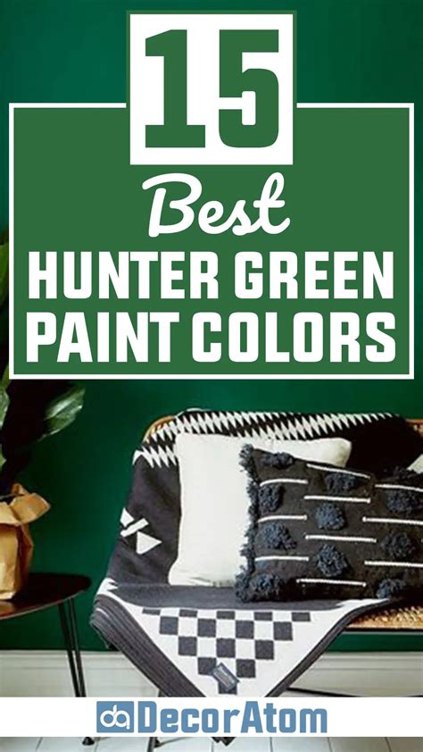 15 Best Hunter Green Paint Colors - Decor Atom