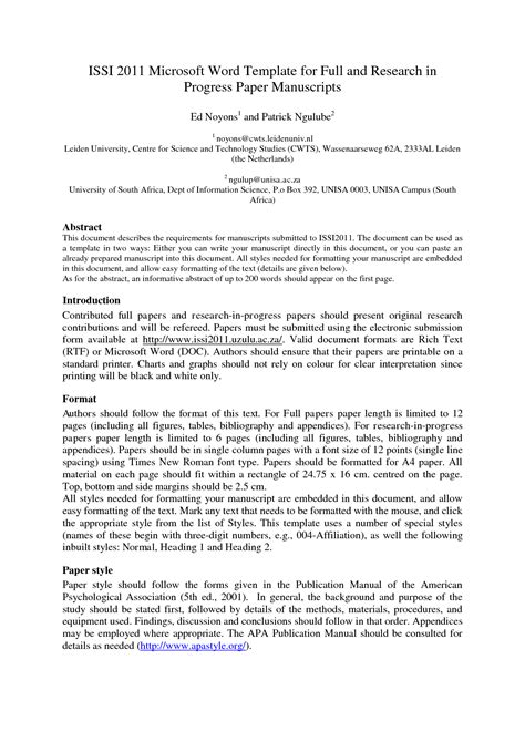 Image result for AAA Paper Example