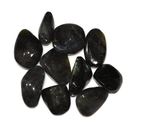 Labradorite Tumbles 10 Pieces – Healing Crystals India