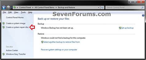 Image result for Create System Repair Disk with USB