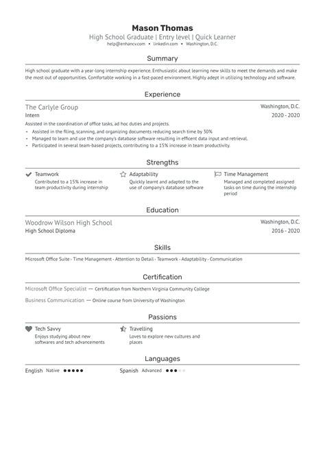 Image result for Sample Student Resume Examples