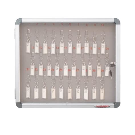 ALKOSIGN Steel Back Safe Lock Key Cabinet/ Key Storage Box/ Key Holder ...