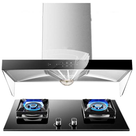 Buy TWW Range Hood Hidden Wing Deep Cavity Smoke Stove Set Suspension ...