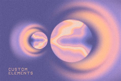 Abstract Peach Fuzz Elements Pack