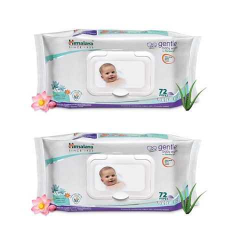Buy Himalaya Gentle Baby Wipes | 100% Biodegradable Plant-based fabric ...