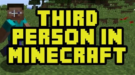 Image result for How Do You Go in Third Person in Minecraft Java Edition