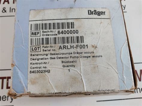 Drager Accuro 6400000 Gas Detector – Aeliya Marine Tech