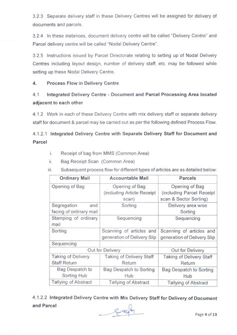 Policy Guidelines on Centralized Delivery of All Types of Postal ...