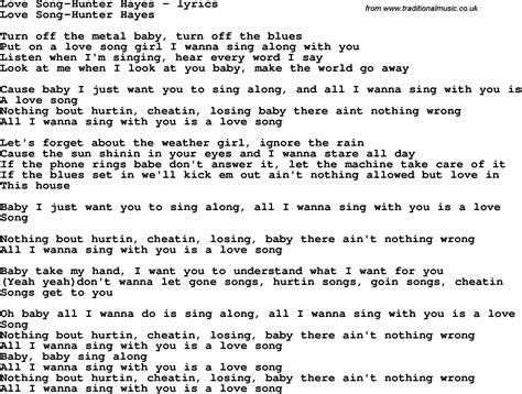 Wanted Hunter Hayes Lyrics