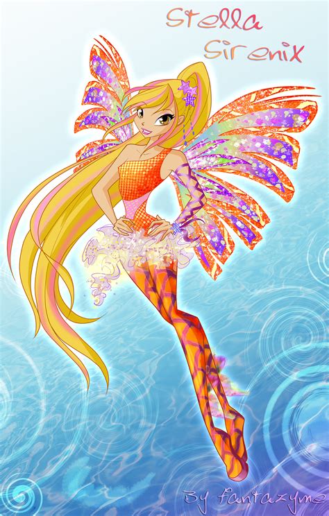 Winx Club Sirenix Transformation Stella