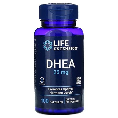 Life Extension DHEA 25 mg 100 Capsules | Shasva Health
