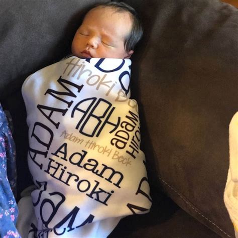 Personalized Baby Blanket Monogrammed Baby Blanket Name - Etsy