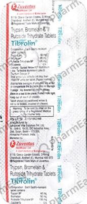 Tibrolin Strip Of 10 Tablets: Uses, Side Effects, Price & Dosage ...