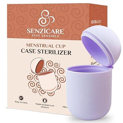 Senziwash Menstrual Cup Sterilizer Case | Kills 99% Of Germs In 3 ...